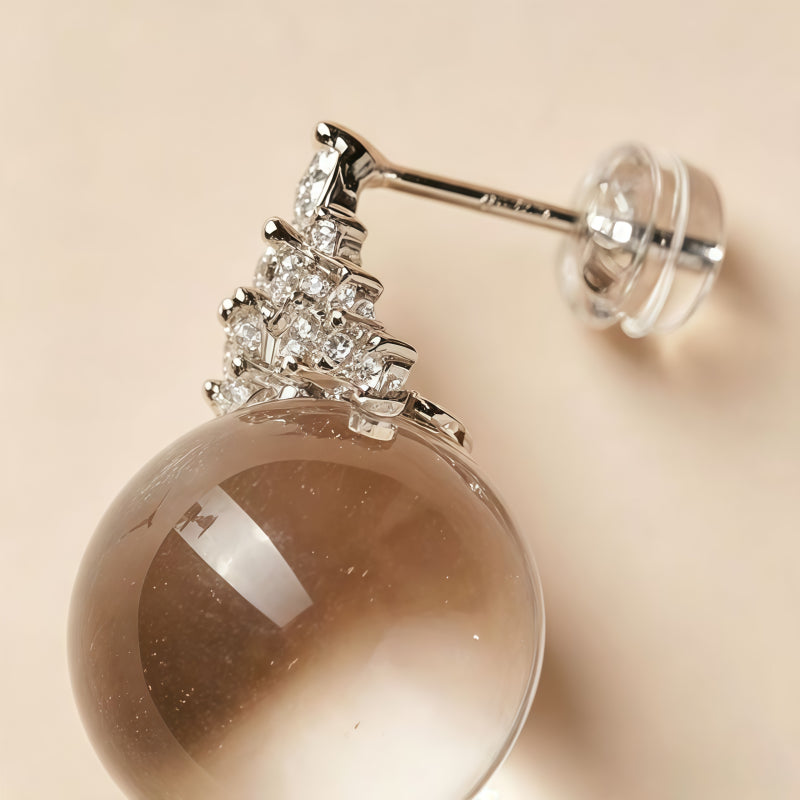 Boucles d'oreilles Luminara Dream en cristal naturel