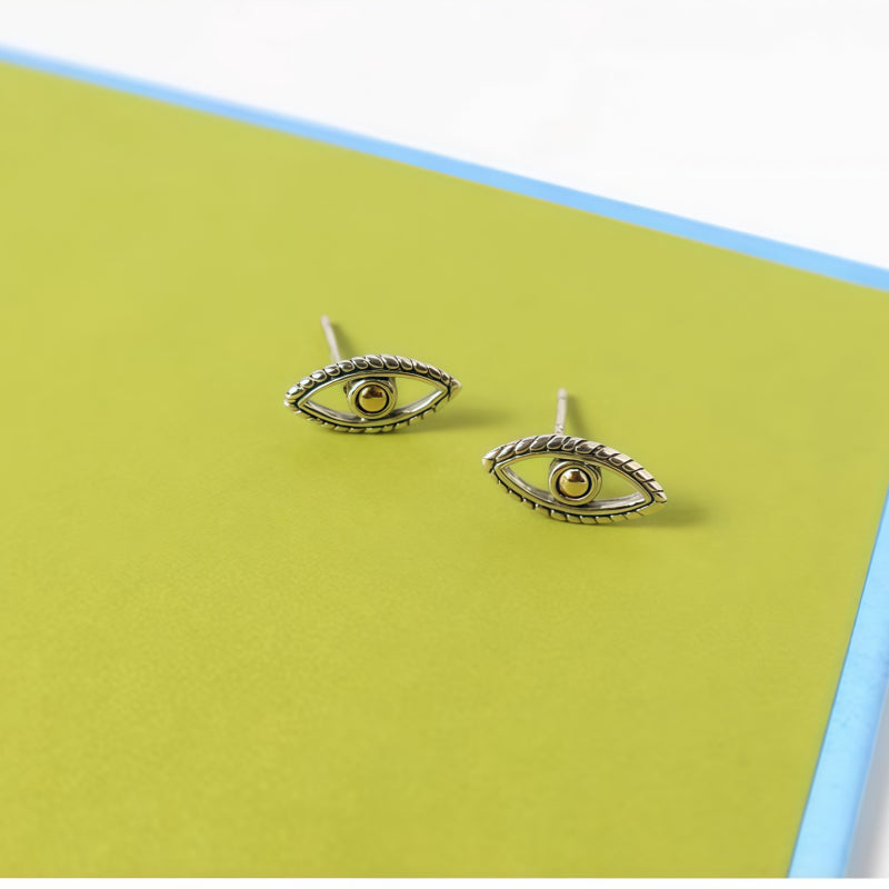 Evil Eye Earrings - Blocks Negative Energy, Awakens Deep Intuition