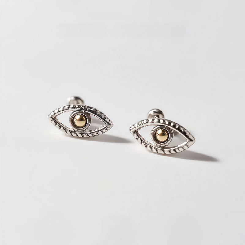 Evil Eye Earrings - Blocks Negative Energy, Awakens Deep Intuition