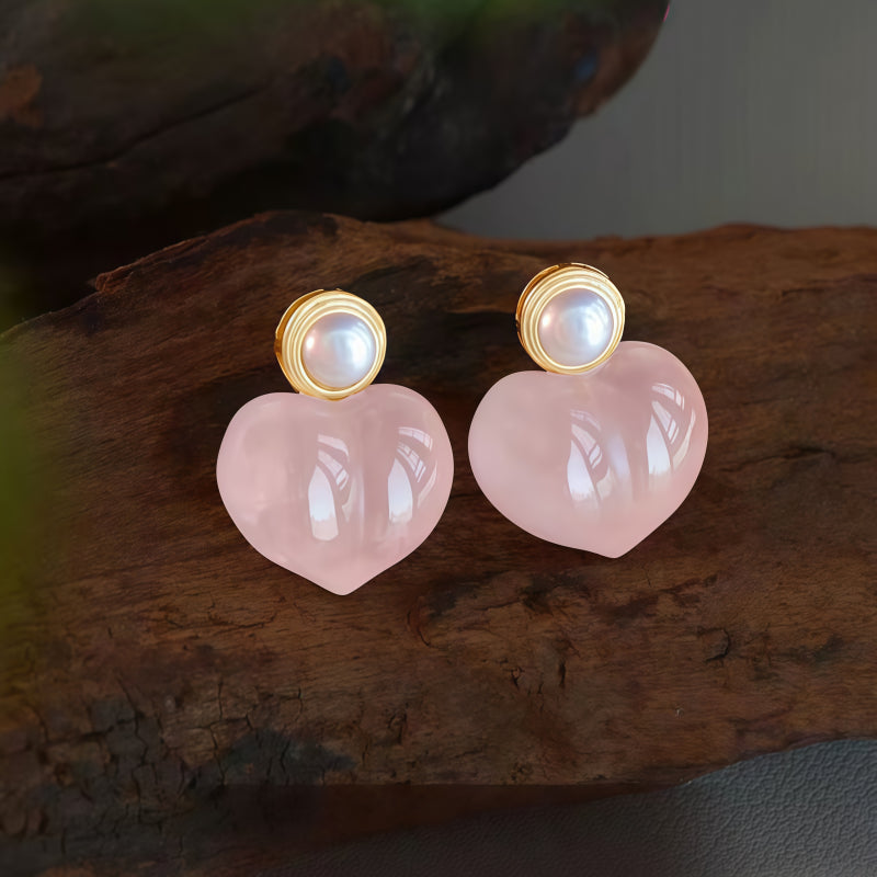 Boucles d'oreilles en cristal naturel Lume of Ease
