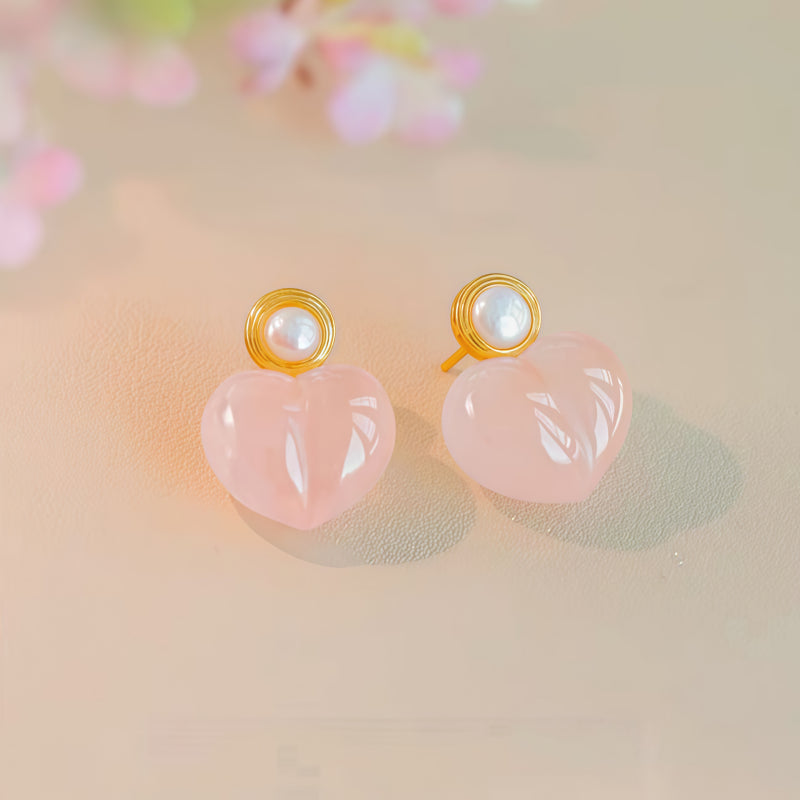 Boucles d'oreilles en cristal naturel Lume of Ease