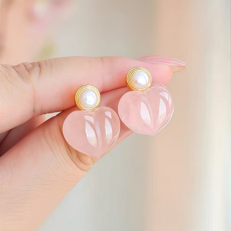 Boucles d'oreilles en cristal naturel Lume of Ease