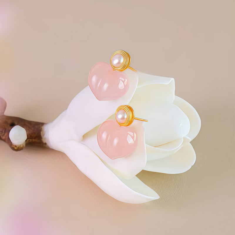 Boucles d'oreilles en cristal naturel Lume of Ease
