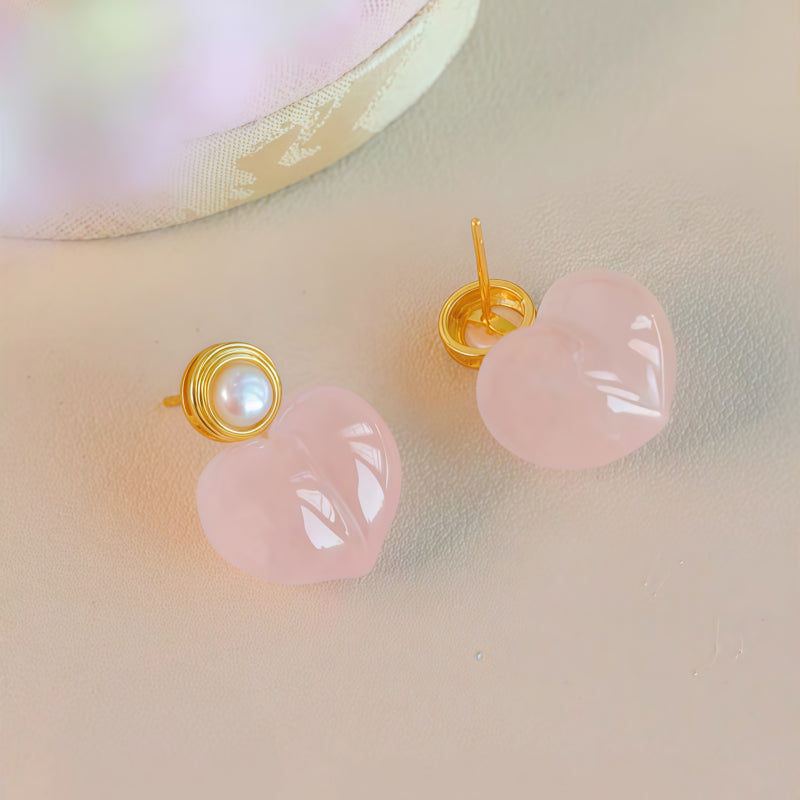 Boucles d'oreilles en cristal naturel Lume of Ease