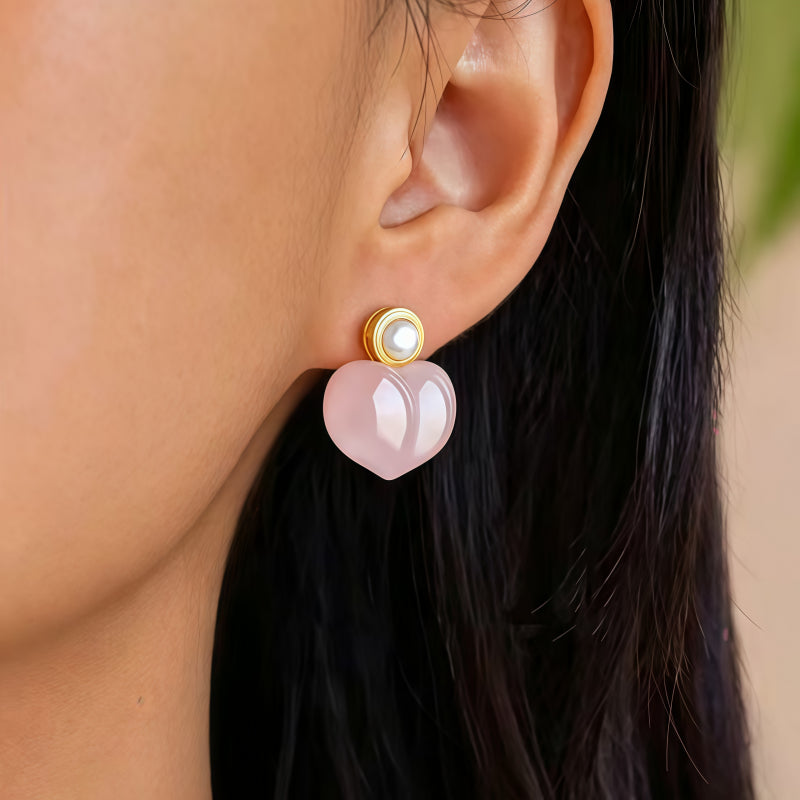 Boucles d'oreilles en cristal naturel Lume of Ease