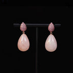 Boucles d'oreilles Solace Dew en cristal naturel