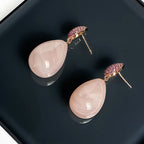 Boucles d'oreilles Solace Dew en cristal naturel