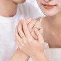 Mickey/Minnie Diamonds Adjustable Couple Ring - Eternal Love Symbol