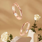 Mickey Mouse Diamond Studded Adjustable Couple Ring