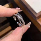 Bague Couronne en Améthyste Naturelle – Esprit Calme, Chance Éclatante
