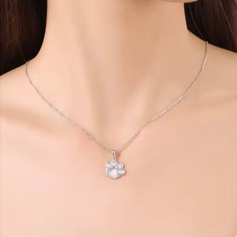Dainty Rose‑Gold Cat‑Paw 2‑Piece Set - Cat‑Paw Protection