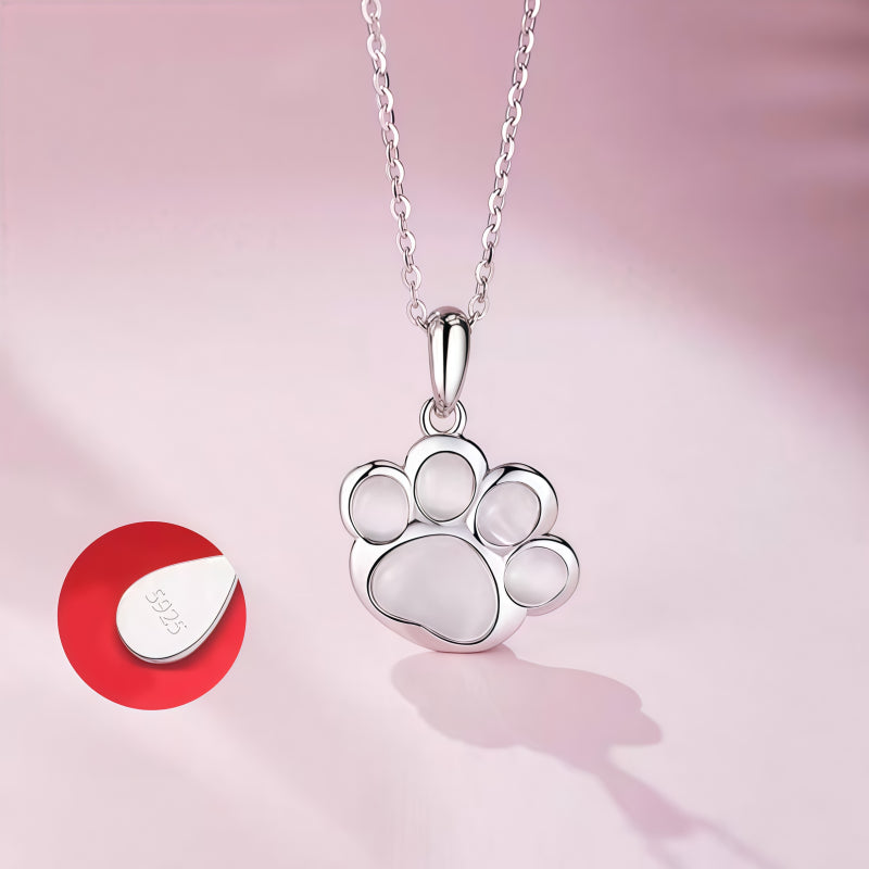 Dainty Rose‑Gold Cat‑Paw 2‑Piece Set - Cat‑Paw Protection