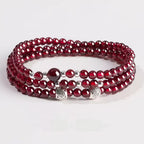 Natural Garnet Multi‑Layer Bracelet - Well‑being & Abundance