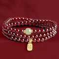 Natural Garnet Multi‑Layer Bracelet - Well‑being & Abundance