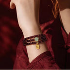 Natural Garnet Multi‑Layer Bracelet - Well‑being & Abundance