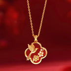 Collier en cristal de quartz clair Pendentif facetté irrégulier