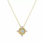 Boho Vintage Blue Opal Two‑Piece Set - Hope & Luck
