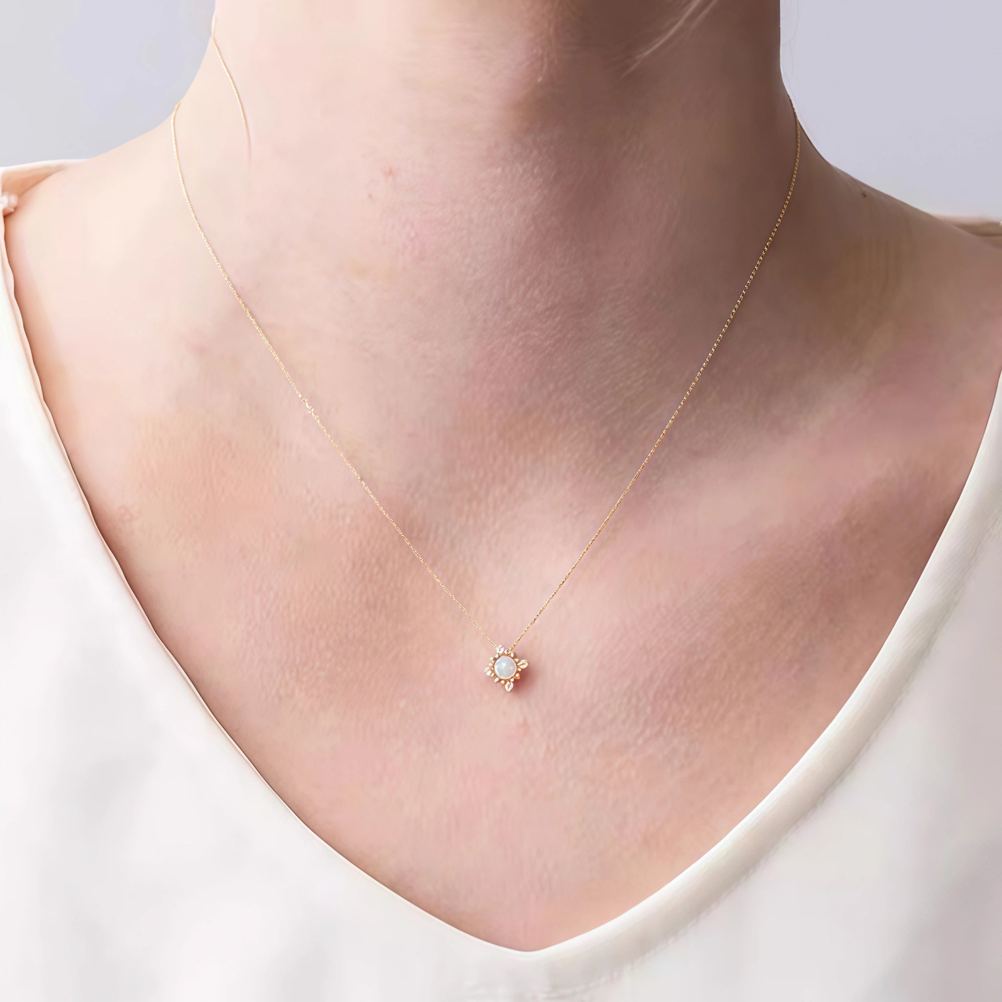 Boho Vintage Blue Opal Two‑Piece Set - Hope & Luck