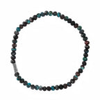 Natural Stone Abacus Bead Stackable Bracelet - Stone Abacus Beads