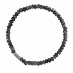 Natural Stone Abacus Bead Stackable Bracelet - Stone Abacus Beads
