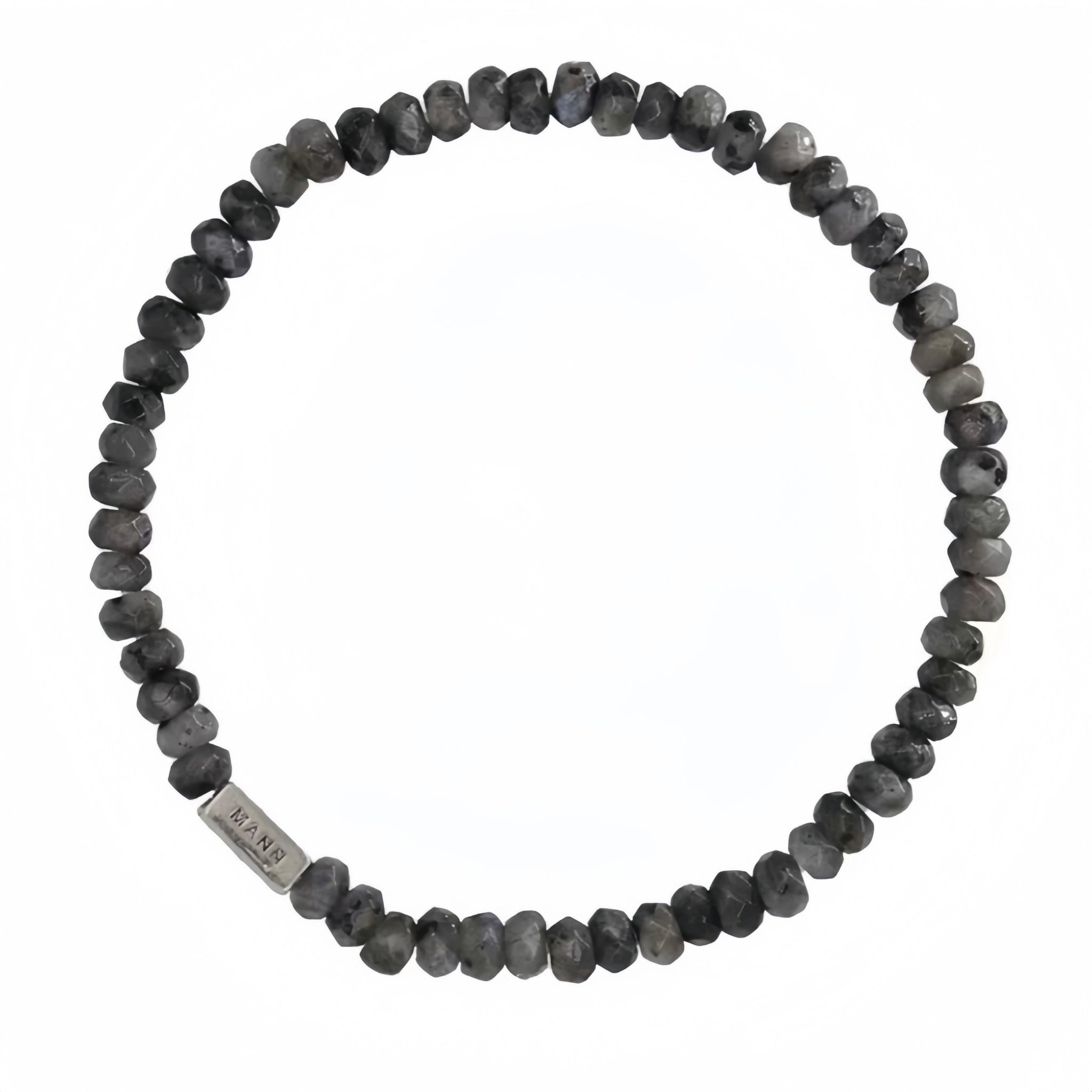 Natural Stone Abacus Bead Stackable Bracelet - Stone Abacus Beads