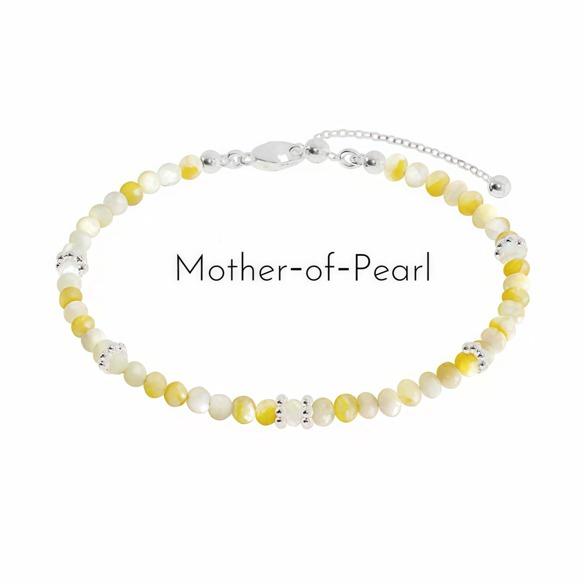 Mixed Agate & Mother‑of‑Pearl Bracelet - Protection & Vibrant Vitality