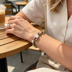 Handmade Lotus Flower S925 Bracelet - Wash Away All Worries
