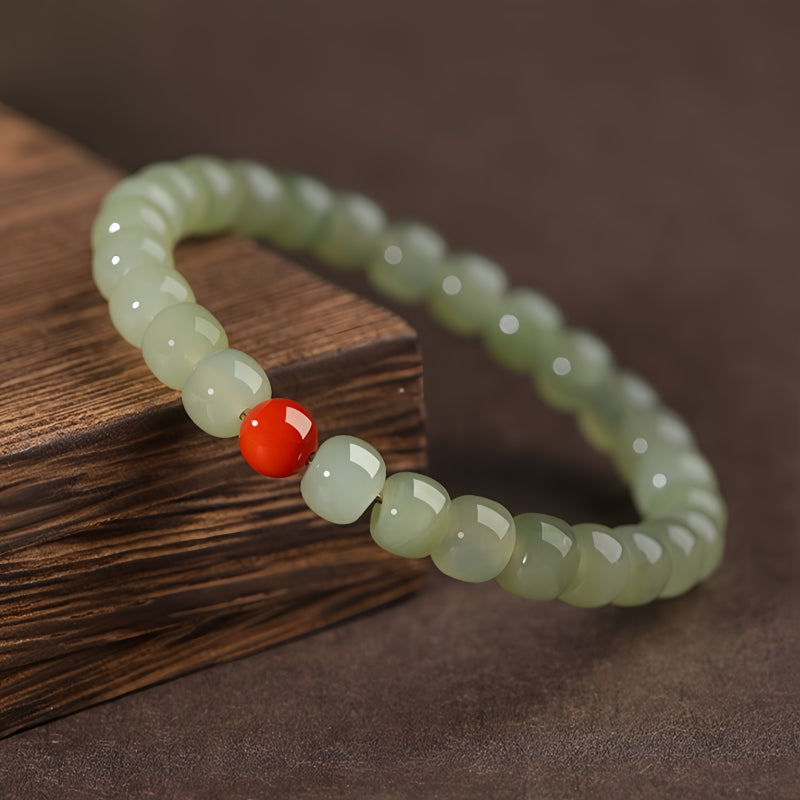 Bracelet Noble Cheval en Jade de Hetian