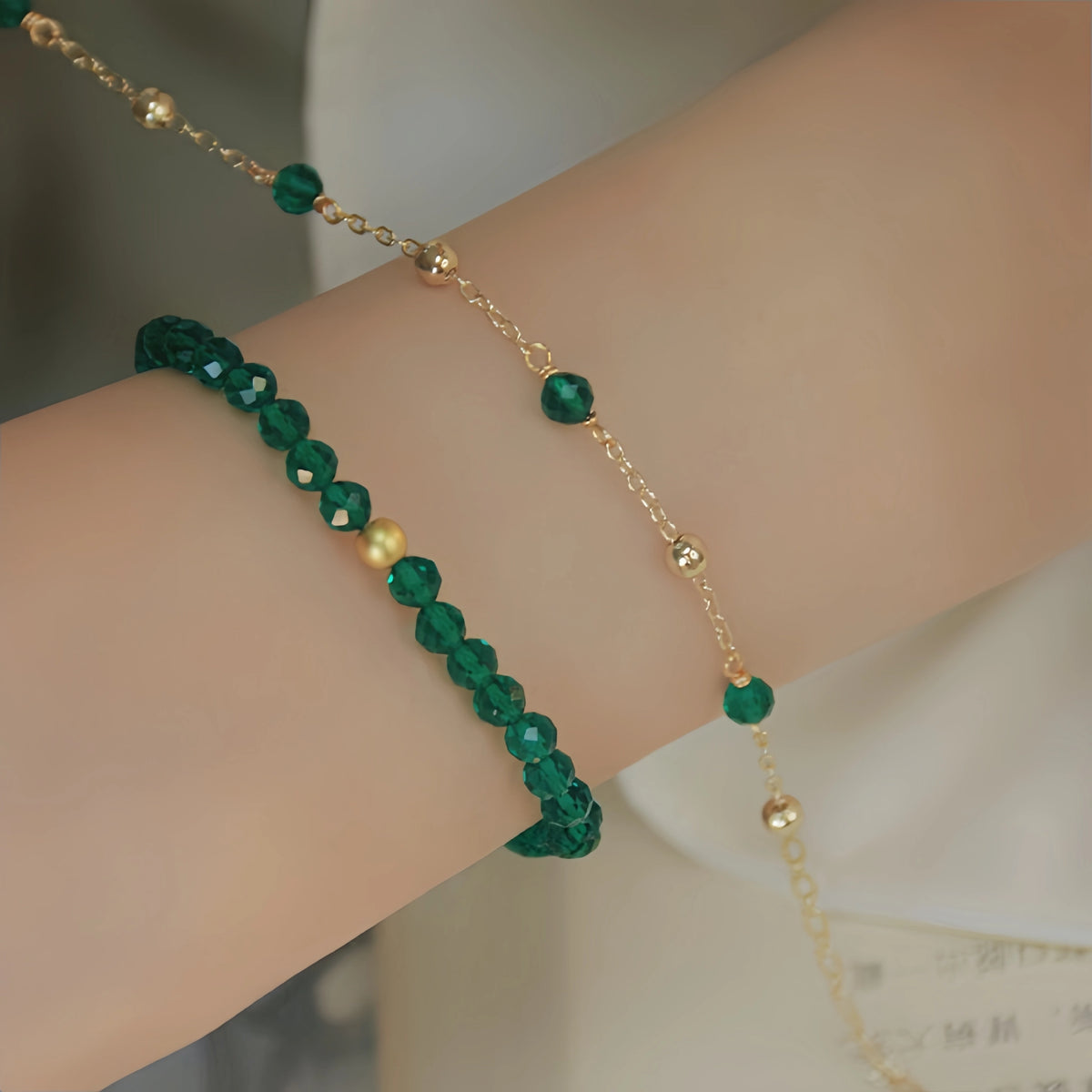 Collier en cristal naturel couronne vintage