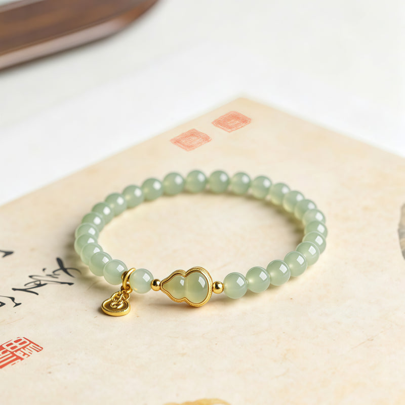 Bracelet Noble Cheval en Jade de Hetian