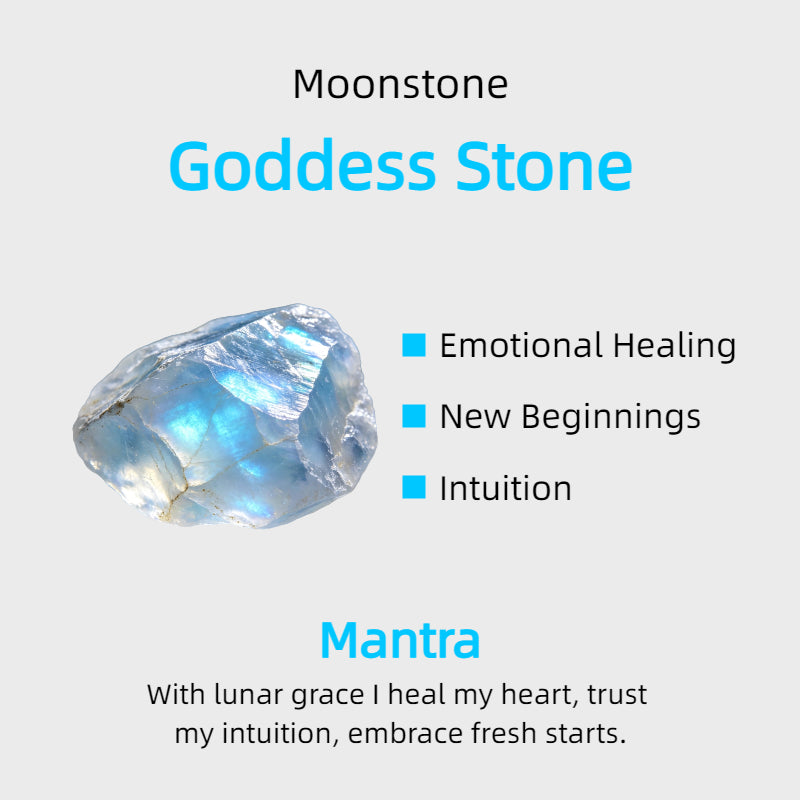 Sweet Falling Dream Galaxy Moonstone Necklace – Gentle Intuition, Feminine Protection