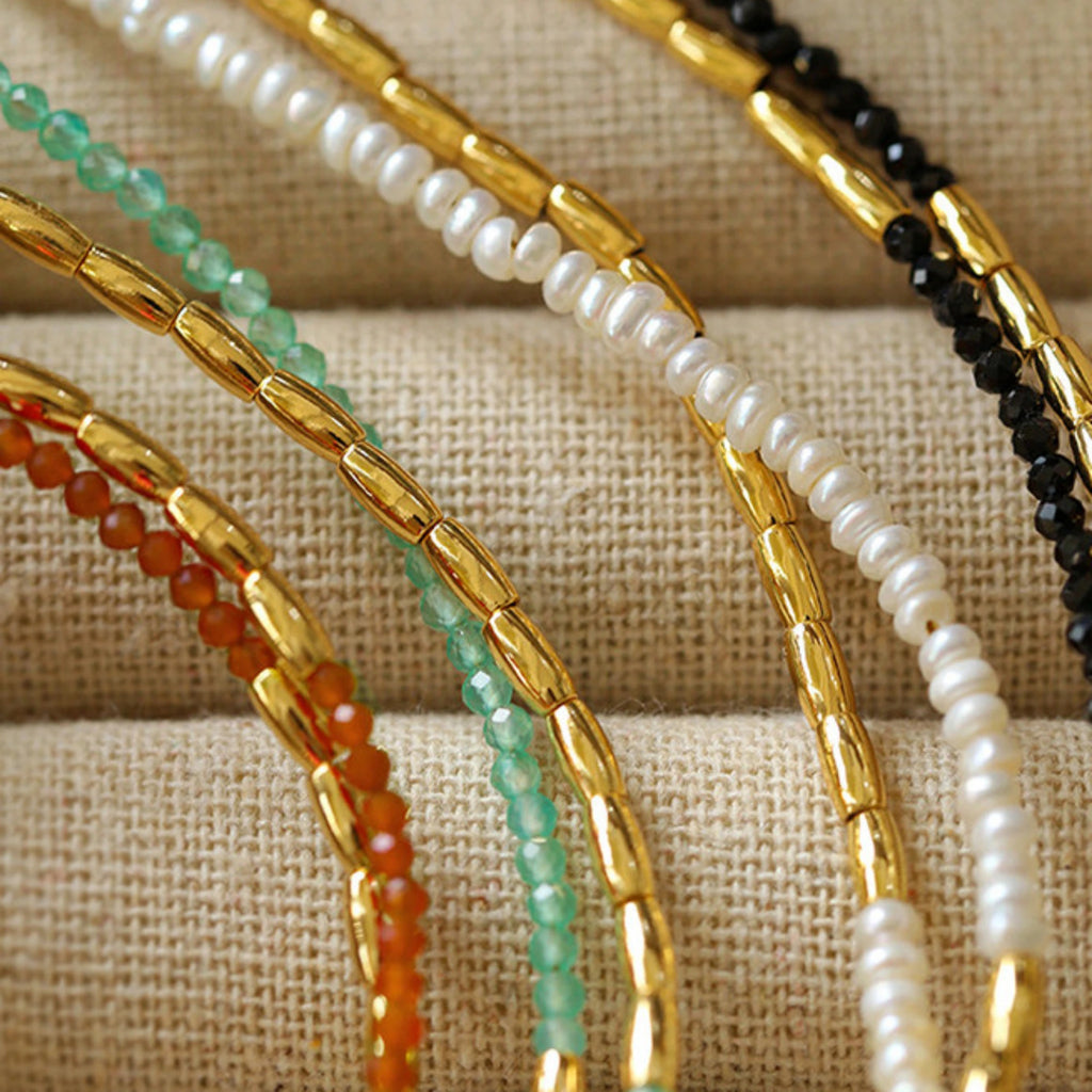 Collier en cristal naturel couronne vintage