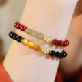 Collier en cristal naturel couronne vintage