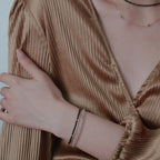 Collier en cristal naturel couronne vintage