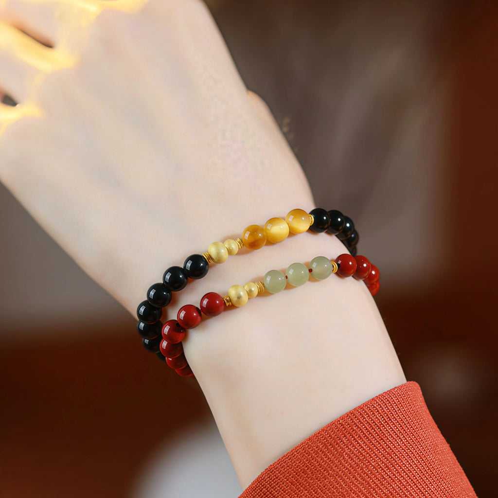 Collier en cristal naturel couronne vintage