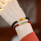 Collier en cristal naturel couronne vintage