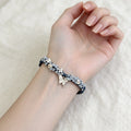 S925 Sterling Silver Butterfly & Flower Bracelet - Blossom & Transformation Energy