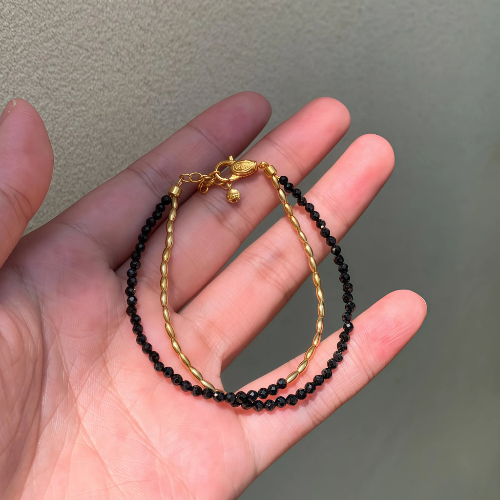 Vintage Double‑Layer Rice Bead Bracelet - Mindfulness&Empowerment