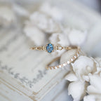 Goddess of Radiance Moonstone Stackable Rings – Gentle Intuition, Feminine Protection