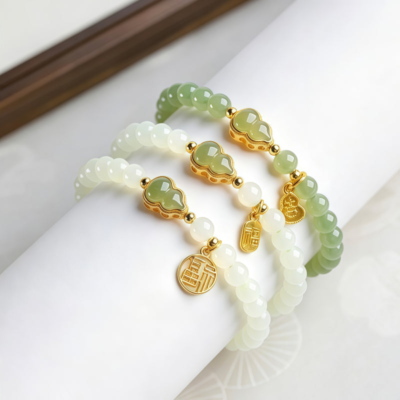 Bracelet Noble Cheval en Jade de Hetian