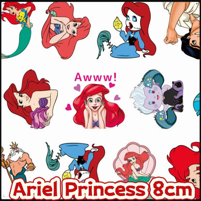 Ariel Princess 8cm Acrylic Charms for DIY match game-open in live
