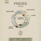 Bracelet Constellation en Cristal Naturel B