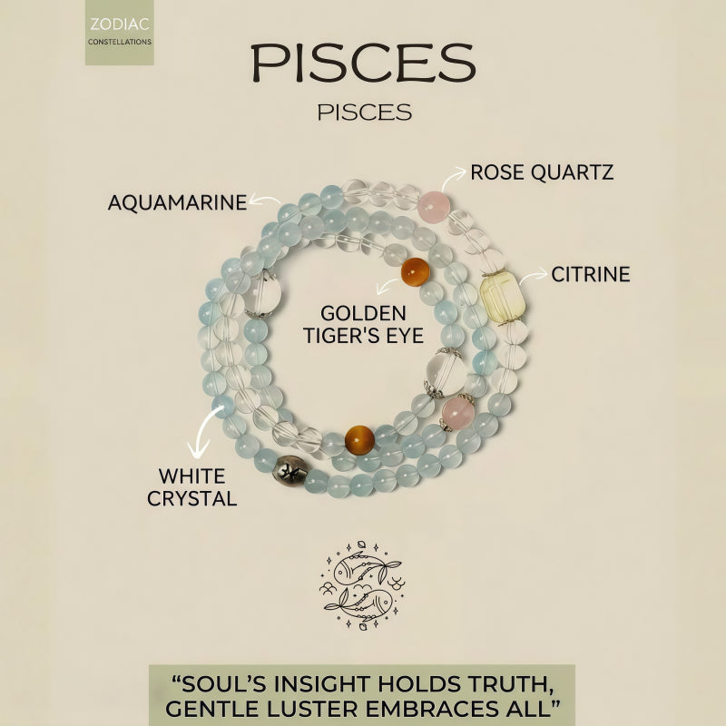 Constellation Natural Crystal Bracelet B