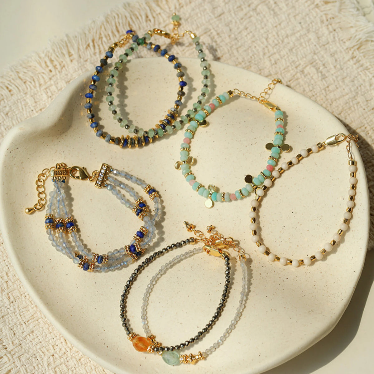 Original Multi-stones Bracelet Stack - Your Personal Protection