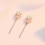 Star & Crown Necklace/Bracelet/Earrings Set - Confidence and Glamour