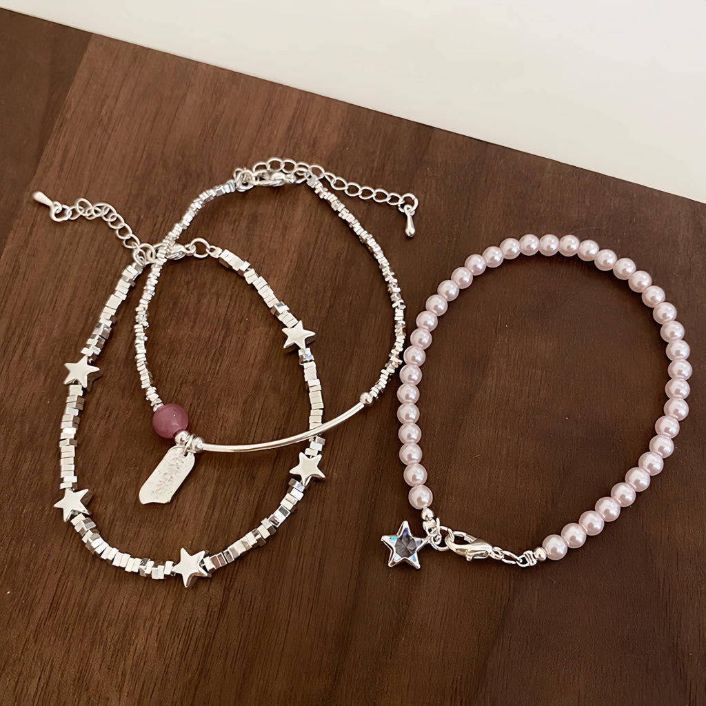 Collier en cristal naturel couronne vintage