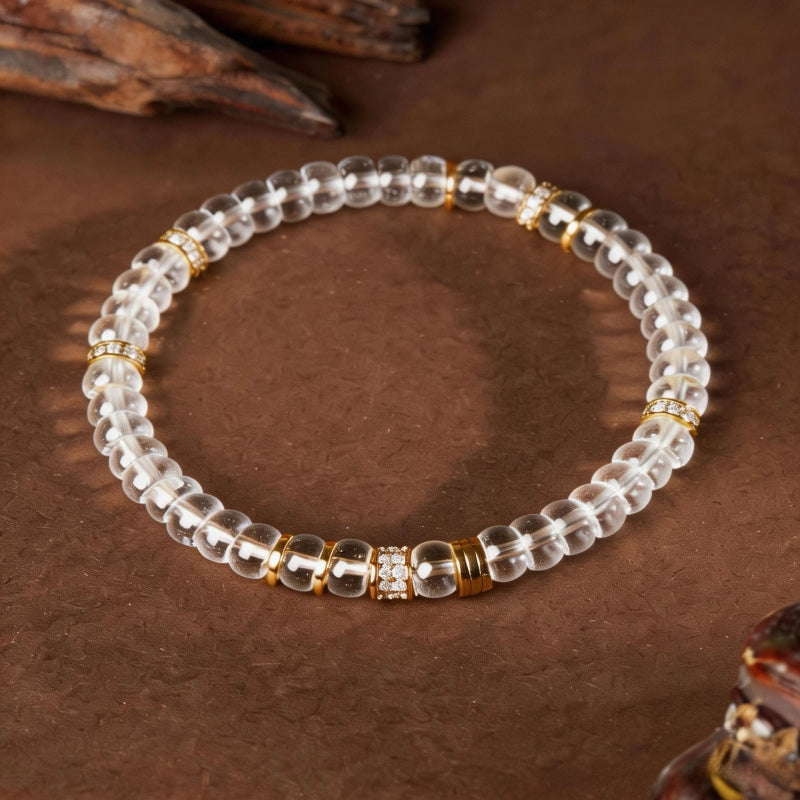 Pure Radiance Natural Crystal Bracelet
