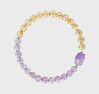 Bracelet en cristal naturel Énergie Or