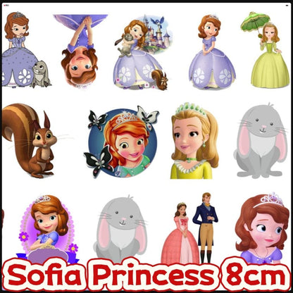 Sofia Princess 8cm Acrylic Charms for DIY match game-open in live