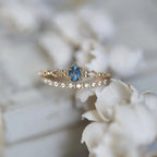 Goddess of Radiance Moonstone Stackable Rings – Gentle Intuition, Feminine Protection